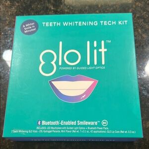 Glo Lit Teeth Whitening Tech Kit New Never Used